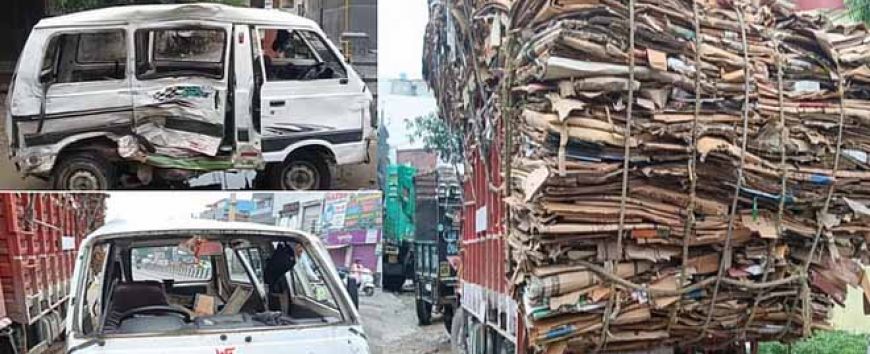 मेरठ में भीषण हादसा! स्कूल वैन को कैंटर ने मारी टक्कर, मासूम छात्रा की दर्दनाक मौत